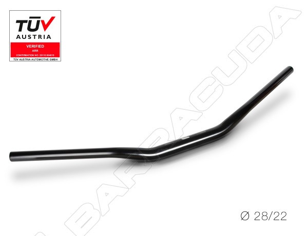 КОРМИЛО BARRACUDA HANDLEBAR 28/22 BLACK